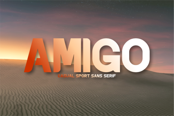 Amigo: A Bold Display Font for High-Impact Visual Design