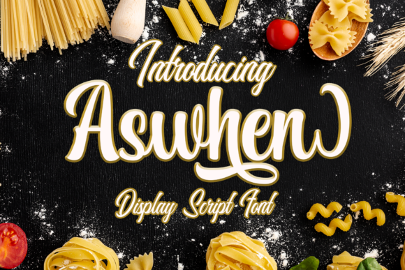 Aswhen: A Whimsical Display Font for Unique Projects