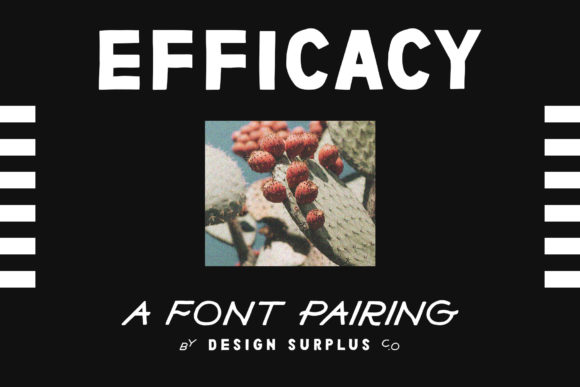 Efficacy: Elevating Your Visual Communication with Bold, Vintage Impact