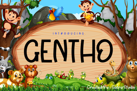 Gentho: The Creative Display Font That Elevates Your Brand