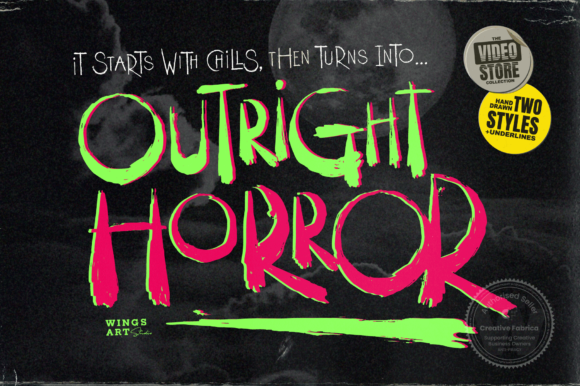 Outright Horror: The Font That Brings Spooky Stories to Life