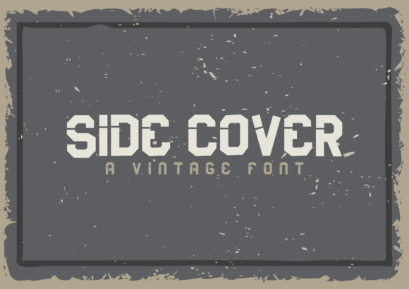 Side Cover: The Bold Typeface for High-Impact Design