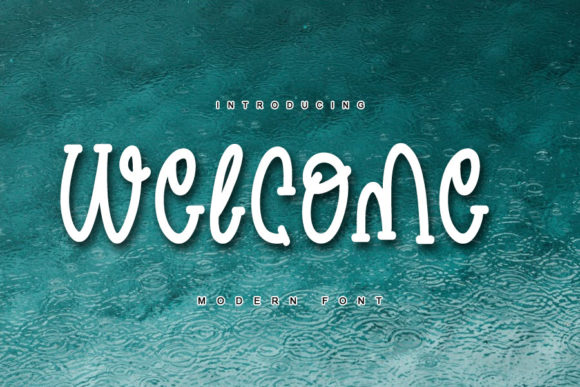 Unleashing Creativity with Welcome: The Quirky Display Font That Redefines Visual Communication