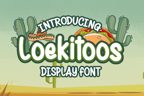 Unleashing Joy with Loekitoos: A Designer's Guide to the Quirky Display Typeface